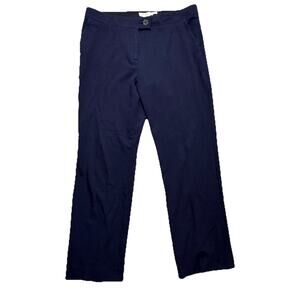 Tory Burch Womens Navy Seamed Leg Sleek Work Pants Sz S (30 x 30) Sz 30
